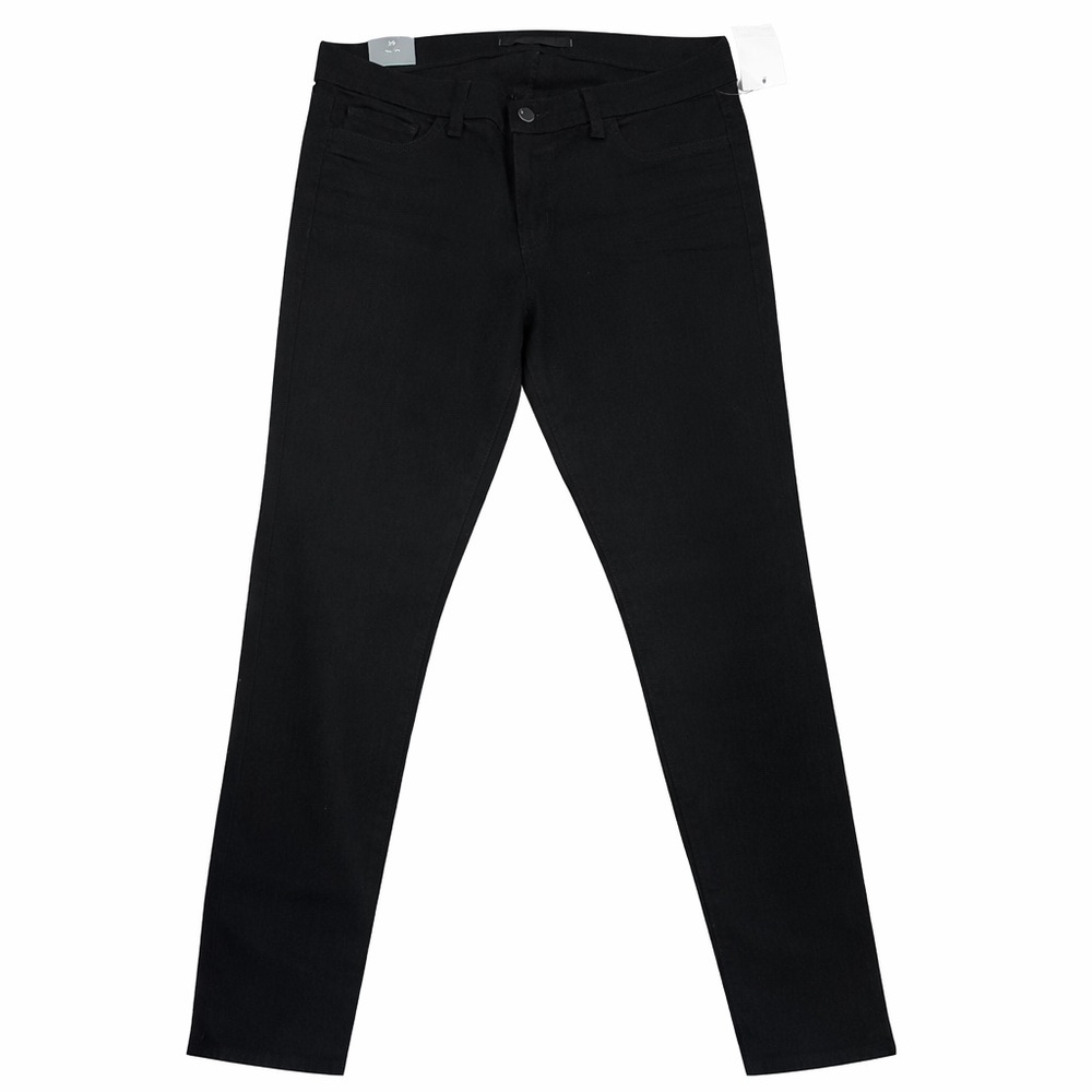 J Brand Size 30 Low Rise Skinny Jeans Black Dark Indigo Premium Denim NWT